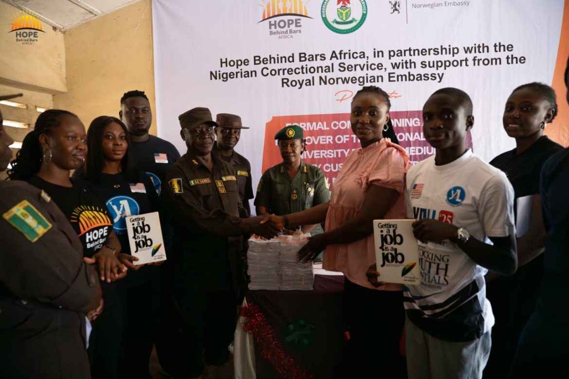 Hope Behind Bars: Group Unveils Renovated NOUN and NABTEB Study Centres in Keffi Correctional Centre