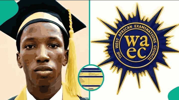 Nigerian Father Celebrates Son Who Scored 9 A1s in WAEC, 297 in JAMB