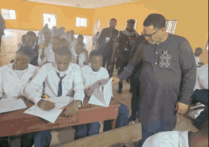 Rivers State Commissioner Inspects WASSCE Centres, Lauds Peaceful Conduct of Examinations