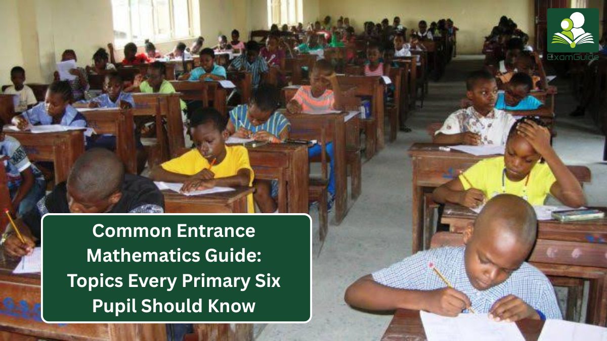 Common Entrance Mathematics Guide: Topics Every Primary Six Pupil Should Know