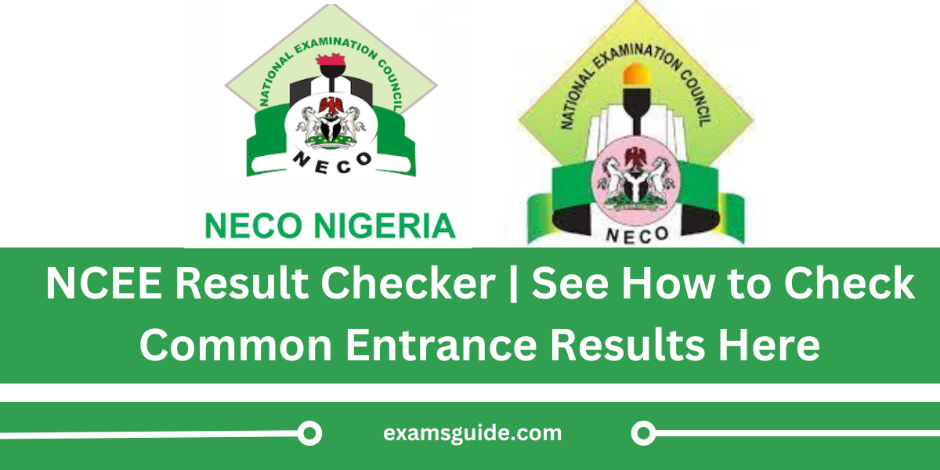 NCEE Result Checker 2024 | See How to Check Common Entrance Results Here