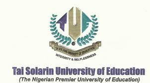 TAI SOLARIN UNIVERSITY OF EDUCATION