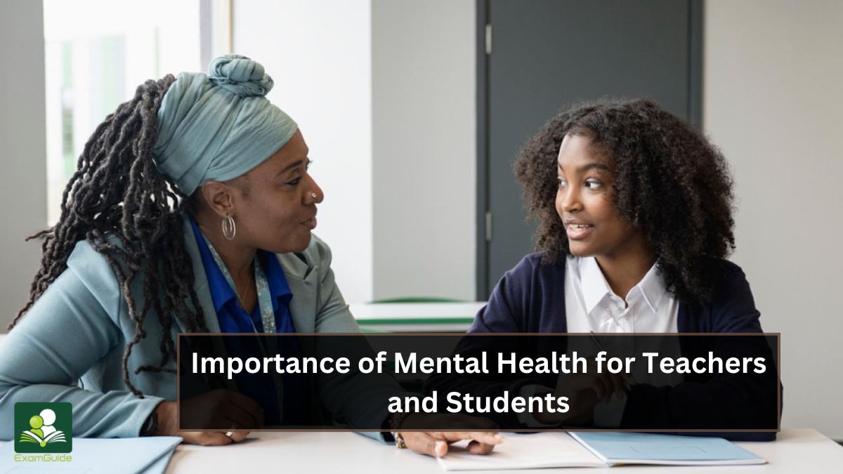 Importance of Mental Health for Teachers and Students