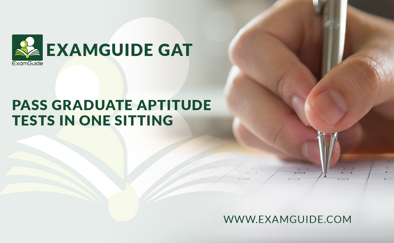 PASS YOUR GRADUATE APTITUDE TEST WITH EXAMGUIDE MODEL QUESTIONS