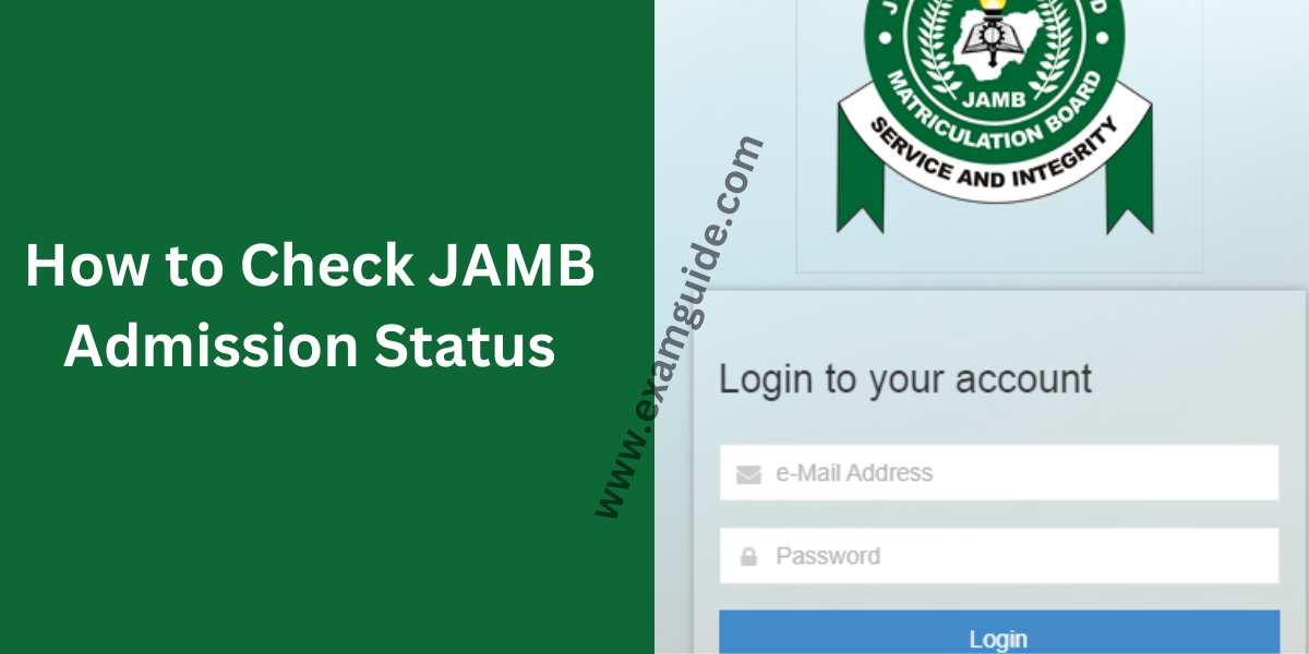 How To Check JAMB Admission Status