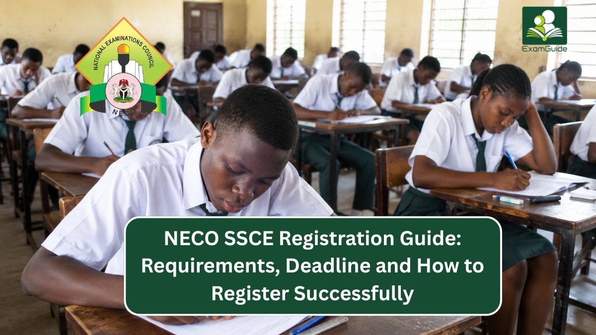 NECO SSCE Registration Guide 2026: Requirements, Deadline and How to Register Successfully