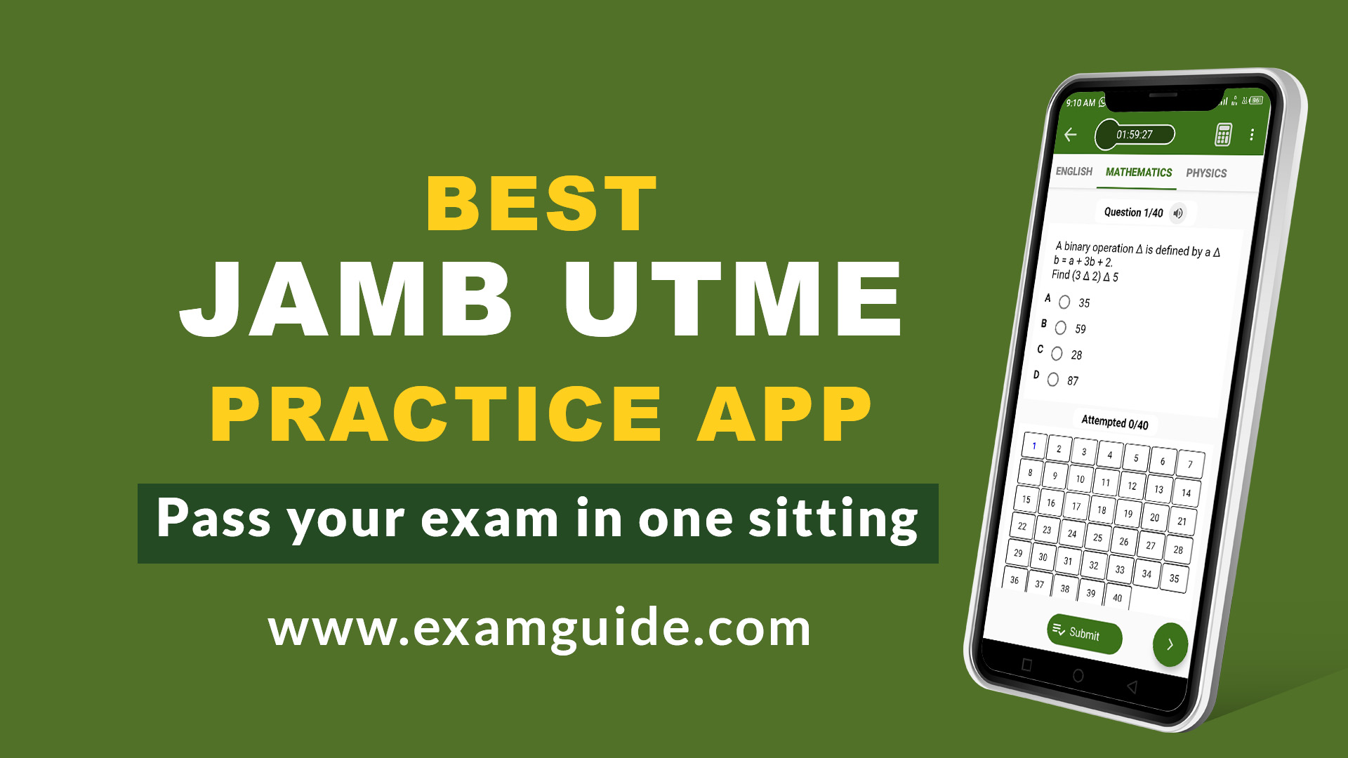 ExamGuide JAMB CBT Software A Trusted Companion for UTME Preparation