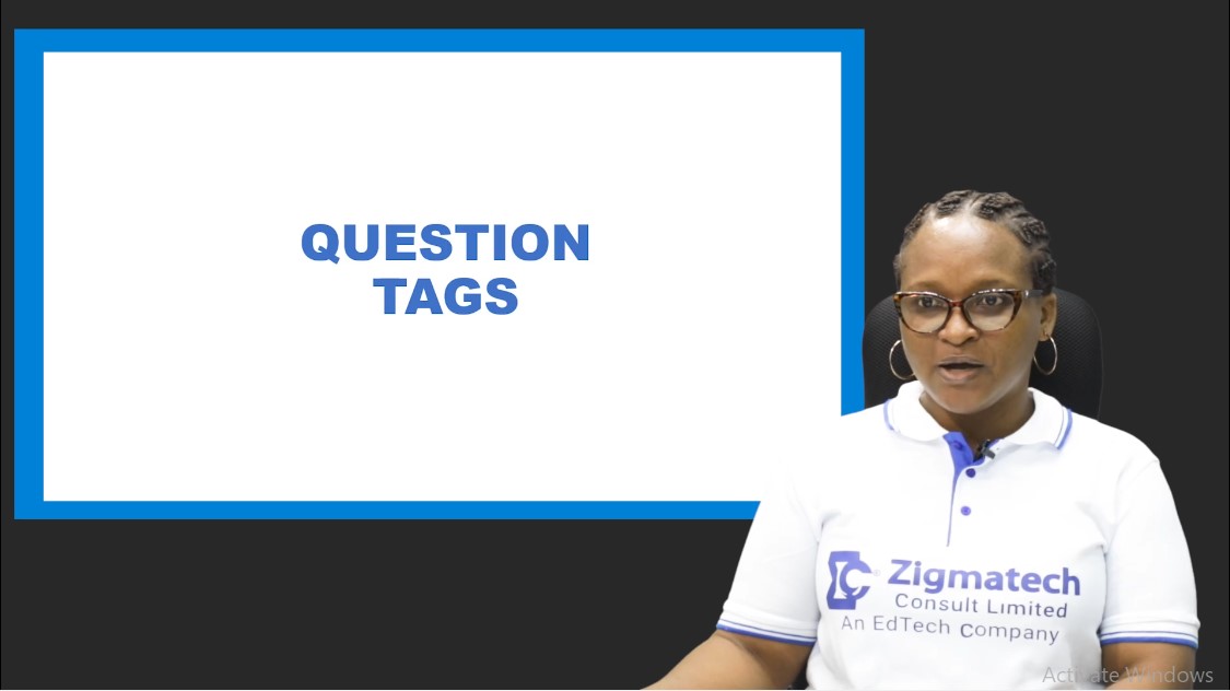 QUESTION TAGS
