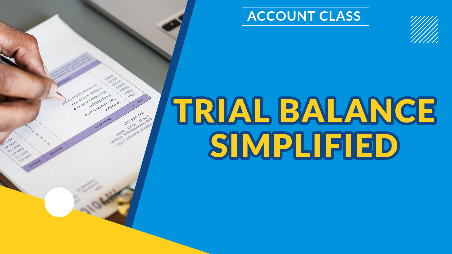TRIAL BALANCE