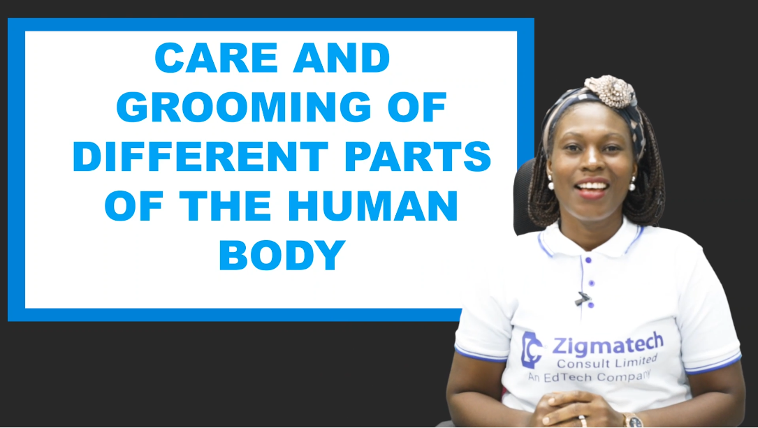 CARE AND GROOMING OF DIFFERENT PARTS OF THE HUMAN BODY PART 1