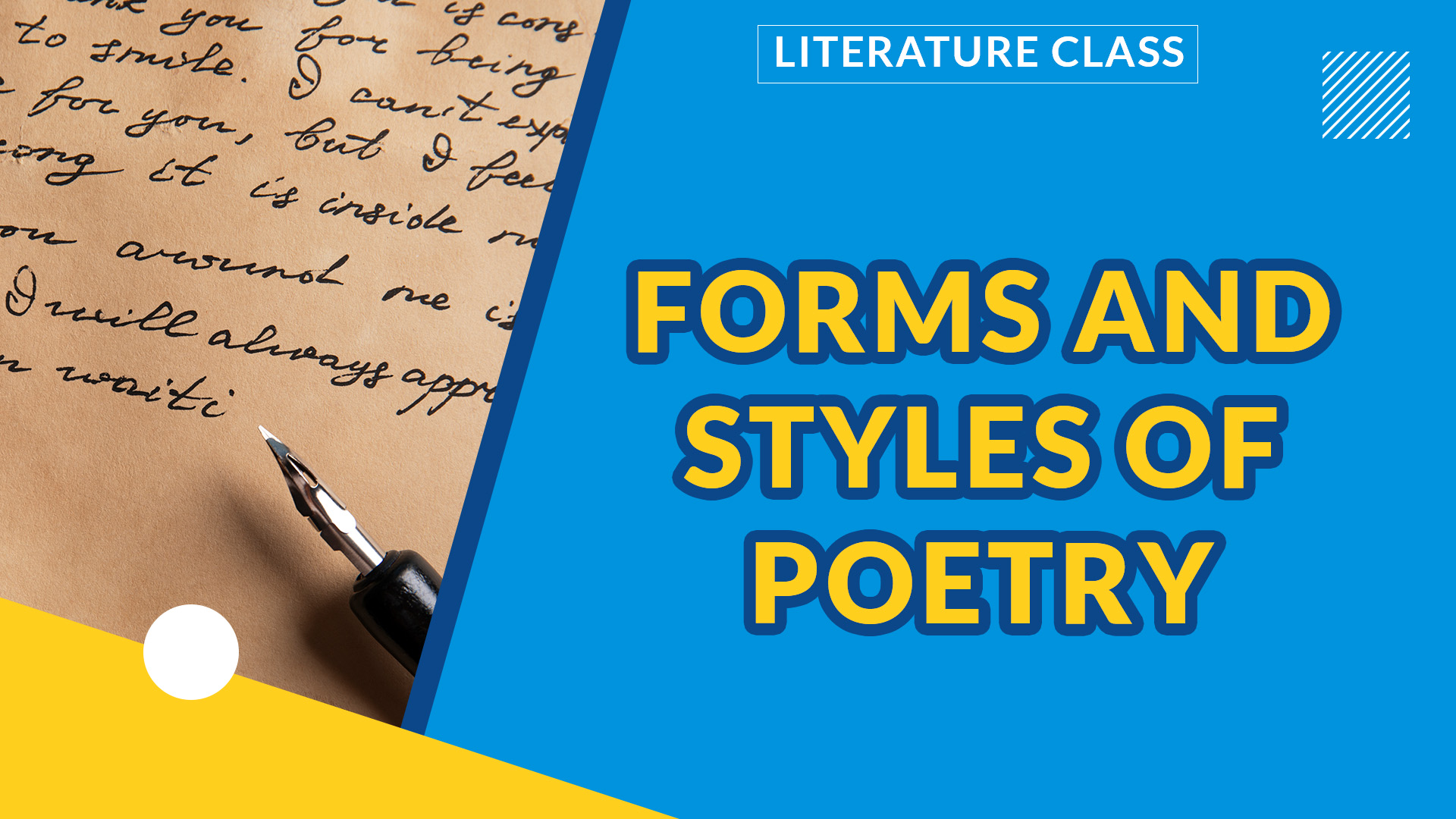 FORMS AND STYLES OF PEOTRY