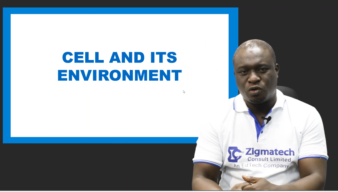 CELL AND ITS ENVIRONMENT