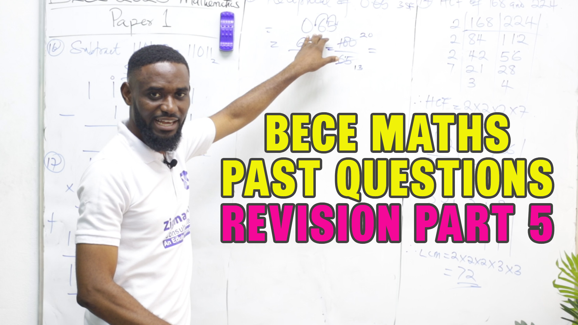 BASIC MATHS 2023 BECE PAST QUESTIONS AND ANSWERS | PART 5| PAPER 2:20 -40 | 2024 BECE REVISION CLASS
