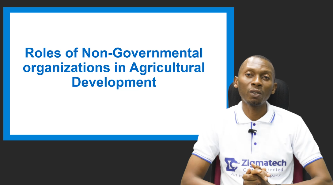ROLES OF NON-GOVERNMENTAL ORGANIZATIONS IN AGRICULTURAL DEVELOPMENT