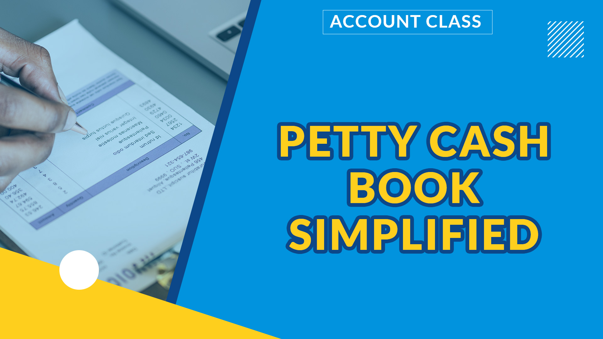 PETTY CASH BOOK