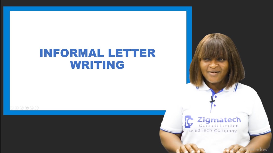 INFORMAL LETTER WRITTING