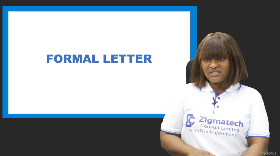 FORMAL LETTER WRITTIING