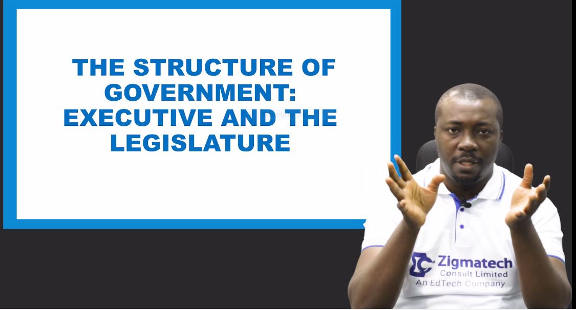 STRUCTURE OF GOVERNMENT: LEGISLATIVE AND EXECUTIVE