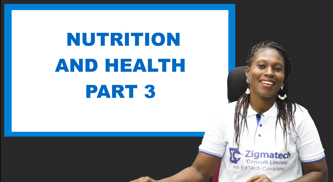 INTRODUCTION TO FOODS AND NUTRITION 3 | NUTRITION AND HEALTH